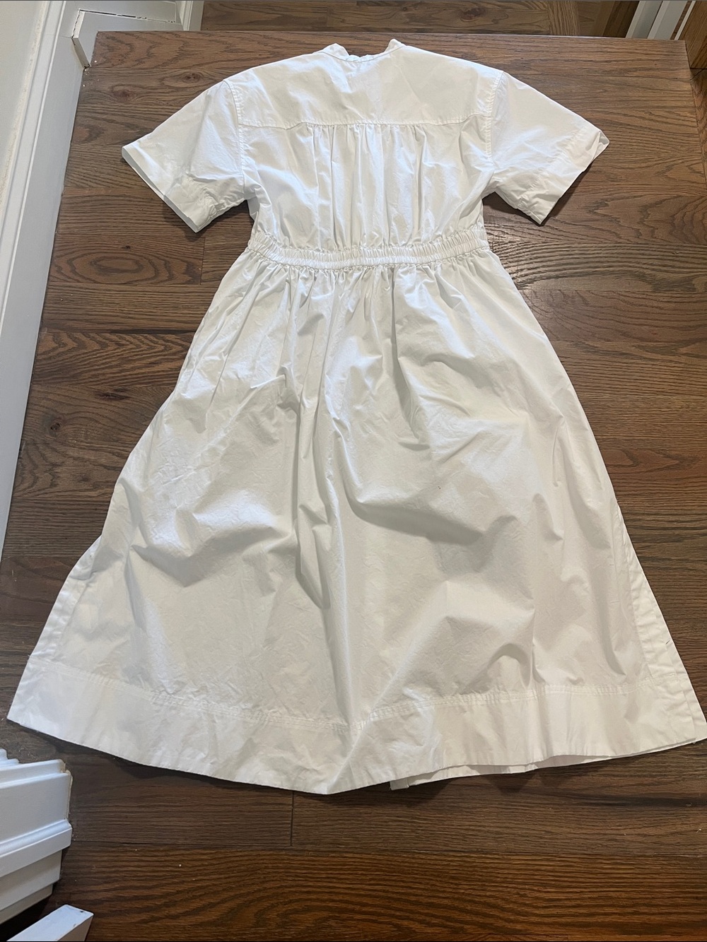 Women’s white midi dress size XSmall EUC - Picture 6 of 9